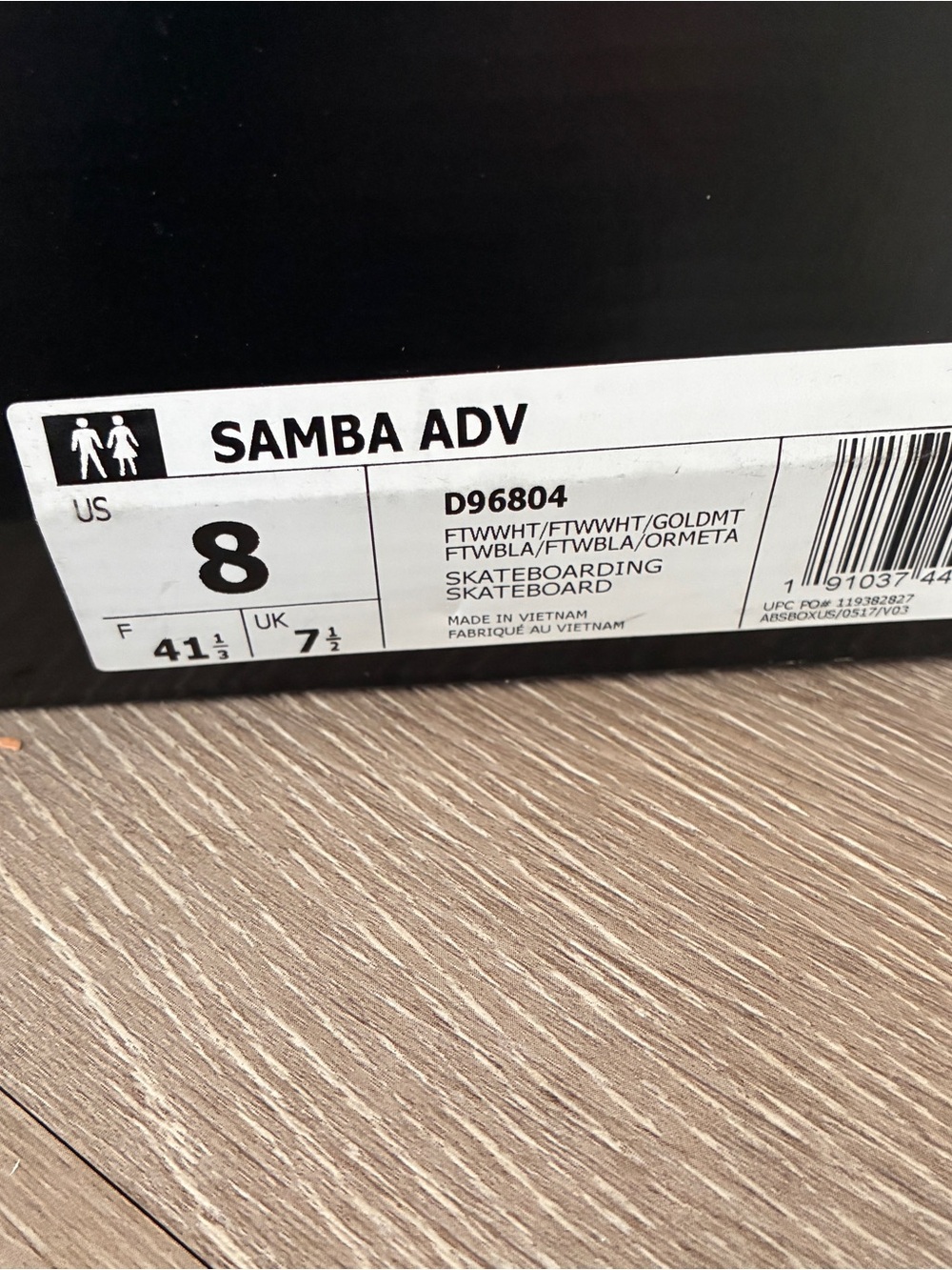 Adidas sambas shepherd fairey limited edition white NEW in box - Picture 7 of 7